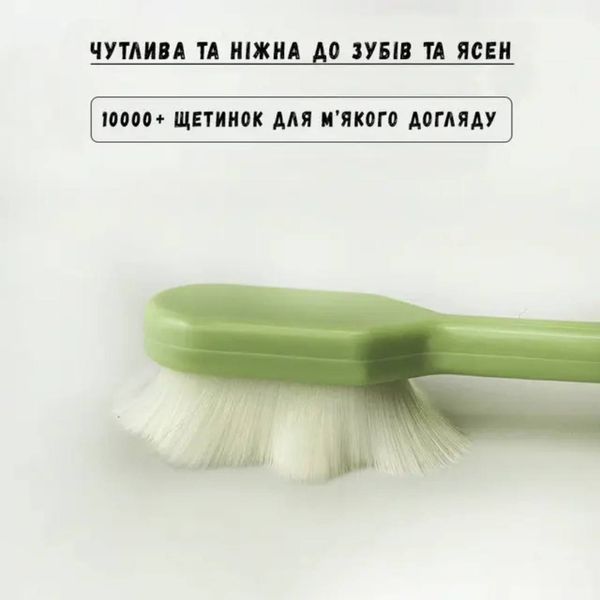 Зубна щітка ультрам'яка ANRI.E (Білий/Чорний) 697 фото