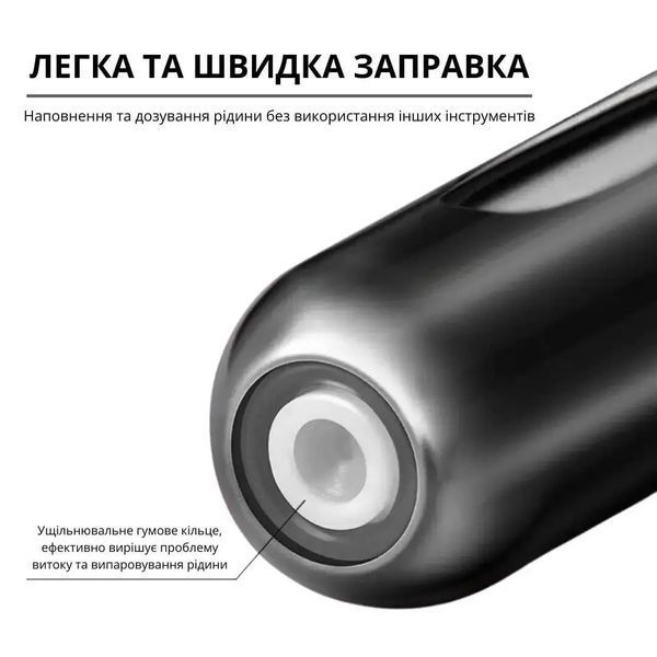Флакон атомайзер для парфюмерии с распылителем - 5 мл черный 277 фото