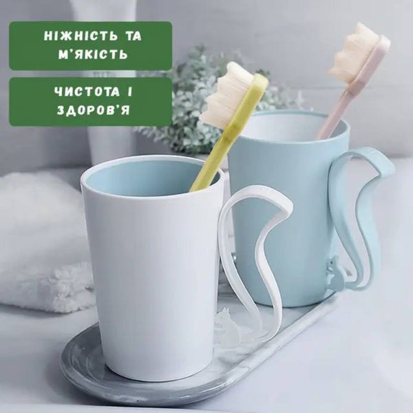 Зубна щітка ультрам'яка ANRI.E (Чорний/Білий) 694 фото